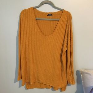 Urban Outfitters mustard yellow top